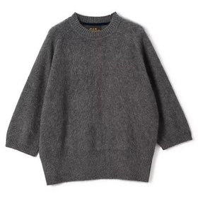 【ペールジュート/Pale Jute】のFeathery Half Sleeve knit 人気、トレンドファッション・服の通販 founy(ファニー) ファッション Fashion レディースファッション Fashion for Women トップス・カットソー Cut & Sew Tops ニット Knit Tops & Sweaters シンプル Simple, Minimal リュクス Luxury, Elegant, High-End, Chic |ID:prp329100004791509