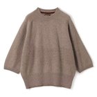 【ペールジュート/Pale Jute】のFeathery Half Sleeve knit biege|ID:prp329100004791509