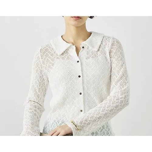 【ノーリーズ/NOLLEY'S】のウォッシャブル襟付きレースカーディガン インテリア・キッズ・メンズ・レディースファッション・服の通販 founy(ファニー) 　ファッション　Fashion　レディースファッション　Fashion for Women　トップス・カットソー　Cut & Sew Tops　カーディガン・羽織り　Layered Style Cardigans　2025年　2025　2025-2026秋冬・A/W　Autumn/Winter 2025–26 AW25–26　2026年　2026　ウォッシャブル　Machine Washable　カーディガン　Cardigan, Knitwear　レース　Lace, Lace Fabric　春　Spring　ホワイト|ID: prp329100004791512 ipo3291000000034766886