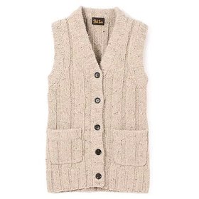 【ペールジュート/Pale Jute】 Cable long vest人気、トレンドファッション・服の通販 founy(ファニー) ファッション Fashion レディースファッション Fashion for Women アウター Coat / Outerwear Collection トップス・カットソー Cut & Sew Tops ベスト&ジレ / 重ね着スタイル Vests & Gilets タートル Turtleneck, Turtle Collar ベスト Vest, Waistcoat ロング Long, Long-Length 冬 Winter / This Winter 洗える Machine Washable |ID:prp329100004791514