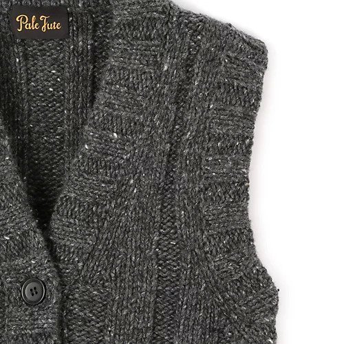 【ペールジュート/Pale Jute】のCable long vest 人気、トレンドファッション・服の通販 founy(ファニー) 　ファッション　Fashion　レディースファッション　Fashion for Women　アウター　Coat / Outerwear Collection　トップス・カットソー　Cut & Sew Tops　ベスト&ジレ / 重ね着スタイル　Vests & Gilets　タートル　Turtleneck, Turtle Collar　ベスト　Vest, Waistcoat　ロング　Long, Long-Length　冬　Winter / This Winter　洗える　Machine Washable　other-3|ID: prp329100004791514 ipo3291000000034766942