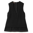 【ペールジュート/Pale Jute】のDeep v-neck vest black|ID:prp329100004791515