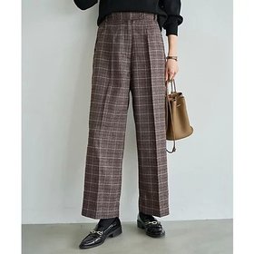 【スタイルデリ/STYLE DELI】 【LUXE】ステッチチェック柄ワイドパンツ人気、トレンドファッション・服の通販 founy(ファニー) ファッション Fashion レディースファッション Fashion for Women パンツ Pants & Trousers クール Cool, Chic シンプル Simple, Minimal スタイリッシュ Stylish, Fashionable センター Center, Center Line チェック Check, Plaid, Tartan ティアードワンピース Tiered Dress, Flared Dress フロント Front, Front Design ポケット Pocket, Pocket Detail ラグジュアリー Luxury, Elegant ワイド Wide, Wide Fit 冬 Winter / This Winter A/W・秋冬 Autumn/Winter |ID:prp329100004791521