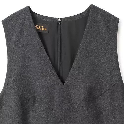 【ペールジュート/Pale Jute】のV-neck one-piece 人気、トレンドファッション・服の通販 founy(ファニー) 　ファッション　Fashion　レディースファッション　Fashion for Women　トップス・カットソー　Cut & Sew Tops　Vネックトップス　V-Neck Tops / V-Cut Neckline Shirts　おすすめ　Recommended / Our Picks　インナー　Innerwear　シンプル　Simple, Minimal　タートルネック　Turtleneck, High Neck　フェミニン　Feminine, Girly　フレア　Flare, Flared　フロント　Front, Front Design　ベルベット　Velvet, Velvety　ロング　Long, Long-Length　人気　Popular, Best Seller　other-2|ID: prp329100004791523 ipo3291000000034767257