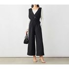 【ノーリーズソフィー/NOLLEY'S sophi】のウォッシャブルバックサテンサロペット ブラック|ID: prp329100004791524 ipo3291000000034767261