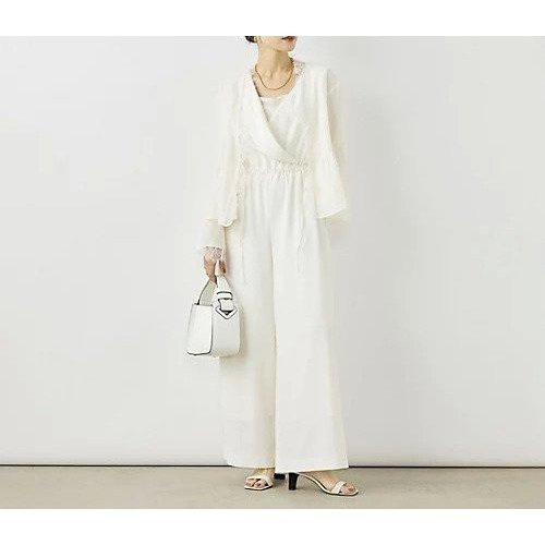 【ノーリーズソフィー/NOLLEY'S sophi】のウォッシャブルバックサテンサロペット インテリア・キッズ・メンズ・レディースファッション・服の通販 founy(ファニー) ファッション Fashion レディースファッション Fashion for Women ワンピース Dresses サロペット&オールインワン Dungarees & Jumpsuit Styles バッグ Bags 2026年 2026 おすすめ Recommended / Our Picks オケージョン Occasion Wear キャミ Camisole, Cami Top シアー Sheer, See-Through ストレッチ Stretch, Stretchy Fabric セレモニー Ceremony ドレープ Drape, Draping Fabric オフホワイト|ID: prp329100004791524 ipo3291000000034767262