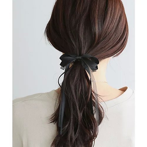 【コレカラ/collecala】のレイヤードスリムリボンヘアカフ/ヘアフック 人気、トレンドファッション・服の通販 founy(ファニー) 　ファッション　Fashion　レディースファッション　Fashion for Women　オーガンジー　Organza Fabric　サテン　Satin, Glossy Fabric　ドレス　Dress, One-Piece　ベーシック　Basic, Essential　リボン　Ribbon, Bow　other-3|ID: prp329100004791529 ipo3291000000034767313