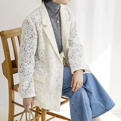 【ノーリーズソフィー/NOLLEY'S sophi】のモールレースジャケット インテリア・キッズ・メンズ・レディースファッション・服の通販 founy(ファニー) ファッション Fashion レディースファッション Fashion for Women アウター Coat / Outerwear Collection レディースジャケット・軽アウター Jackets おすすめ Recommended / Our Picks ウォーム Warm Fabric デニム Denim, Jeans Material レース Lace, Lace Fabric 年末年始 Year-end and New Year Holidays A/W・秋冬 Autumn/Winter ホワイト系2|ID: prp329100004791532 ipo3291000000034767329