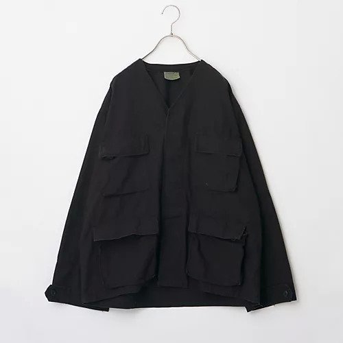 【ロスコ/ROTHCO】の【洗える】ノーカラーミリタリージャケット インテリア・キッズ・メンズ・レディースファッション・服の通販 founy(ファニー) https://founy.com/ ファッション Fashion レディースファッション Fashion for Women アウター Coat / Outerwear Collection レディースジャケット・軽アウター Jackets シンプル Simple, Minimal リップ Lip, Lip Motif 洗える Machine Washable |ID: prp329100004791533 ipo3291000000034767336