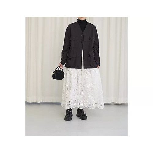 【ロスコ/ROTHCO】の【洗える】ノーカラーミリタリージャケット 人気、トレンドファッション・服の通販 founy(ファニー) ファッション Fashion レディースファッション Fashion for Women アウター Coat / Outerwear Collection レディースジャケット・軽アウター Jackets シンプル Simple, Minimal リップ Lip, Lip Motif 洗える Machine Washable other-2|ID: prp329100004791533 ipo3291000000034767338