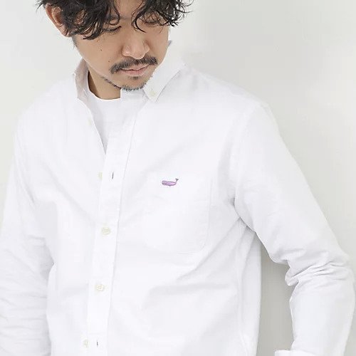 【ノーリーズ グッドマン/NOLLEY'S goodman / MEN】のTRADITIONAL OX クジラBD オックス ボタンダウンシャツ 26SS 人気、トレンドファッション・服の通販 founy(ファニー) 　ファッション　Fashion　メンズファッション　Fashion for Men　インナー　Innerwear　オックス　Oxford Fabric　クラシカル　Classical, Vintage-Inspired　クール　Cool, Chic　ジャケット　Jacket, Outerwear　ダウン　Down, Puffer　デニム　Denim, Jeans Material　定番　Standard, Basic Item　パッチ　Patch, Appliqué　フロント　Front, Front Design　ポケット　Pocket, Pocket Detail　ワンポイント　One Point, Statement Accent　エレガント 上品　Elegant　2026年　2026　other-2|ID: prp329100004791538 ipo3291000000034767395