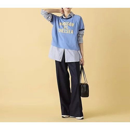 【マディソンブルー/MADISONBLUE】のH/S RINGER TEE 人気、トレンドファッション・服の通販 founy(ファニー) ファッション Fashion レディースファッション Fashion for Women バランス Balance, Style Balance ルーズ Loose, Oversized 半袖 Short Sleeve, Half Sleeve other-2|ID: prp329100004793089 ipo3291000000034777647