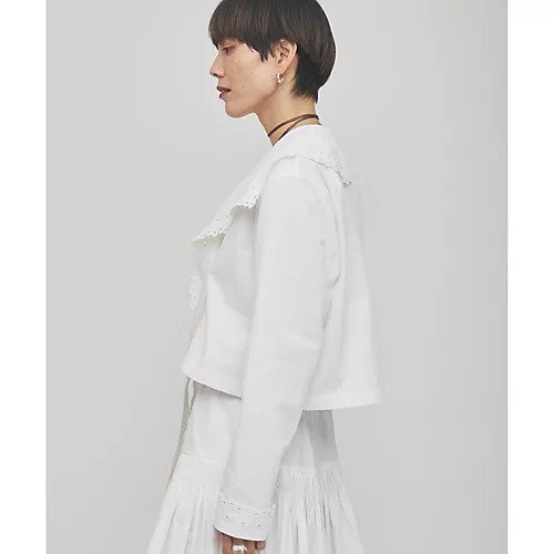 【ウィムガゼット/Whim Gazette】の【GEMINI】スカラップブラウス 人気、トレンドファッション・服の通販 founy(ファニー) ファッション Fashion レディースファッション Fashion for Women トップス・カットソー Cut & Sew Tops シャツ・ブラウス・オフィスカジュアル Elegant Blouses & Button-Ups ヴィンテージ Vintage Style ジャケット Jacket, Outerwear スカラップ Scallop, Scalloped Edge タイプライター Typewriter Fabric, Crisp Cotton ドット Polka Dot, Dot Pattern フランス France, French リネン Linen, Linen Fabric リボン Ribbon, Bow レース Lace, Lace Fabric 2026年 2026 other-3|ID: prp329100004793092 ipo3291000000034777665