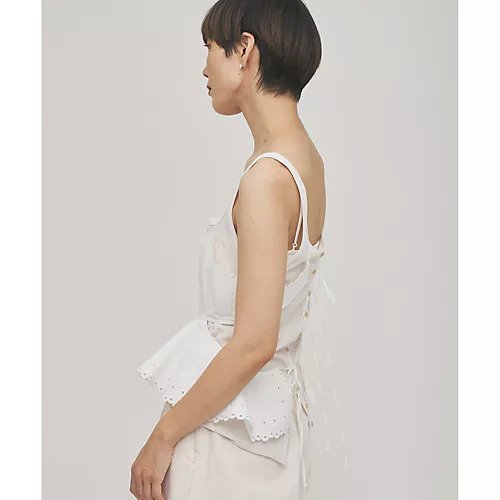 【ウィムガゼット/Whim Gazette】の【GEMINI】スカラップキャミソール 人気、トレンドファッション・服の通販 founy(ファニー) ファッション Fashion レディースファッション Fashion for Women トップス・カットソー Cut & Sew Tops キャミソール&ノースリーブ Camisoles & Sleeveless Tops ヴィンテージ Vintage Style キャミソール Camisole, Spaghetti Strap Top スカラップ Scallop, Scalloped Edge タイプライター Typewriter Fabric, Crisp Cotton タンク Tank Top, Sleeveless Top ドット Polka Dot, Dot Pattern フランス France, French リネン Linen, Linen Fabric レース Lace, Lace Fabric 2026年 2026 other-3|ID: prp329100004793096 ipo3291000000034777693