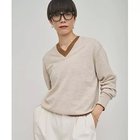 【ウィムガゼット/Whim Gazette】の【GEMINI】ハイゲージVネックニットプルオーバー ライトベージュ|ID: prp329100004793098 ipo3291000000034777704