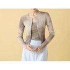 【マディソンブルー/MADISONBLUE】のEMBROIDERED COLLAR CARDIGAN TIE-DYE MOCHA|ID:prp329100004793104