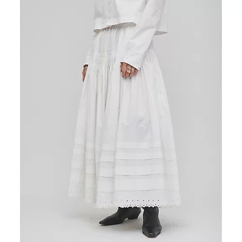 【ウィムガゼット/Whim Gazette】の【GEMINI】スカラップ刺繍スカート 人気、トレンドファッション・服の通販 founy(ファニー) ファッション Fashion レディースファッション Fashion for Women スカート Skirts ヴィンテージ Vintage Style ギャザー Gathered, Ruffled スカラップ Scallop, Scalloped Edge タイプライター Typewriter Fabric, Crisp Cotton ドット Polka Dot, Dot Pattern フランス France, French リネン Linen, Linen Fabric レース Lace, Lace Fabric 2026年 2026 other-3|ID: prp329100004793106 ipo3291000000034777761