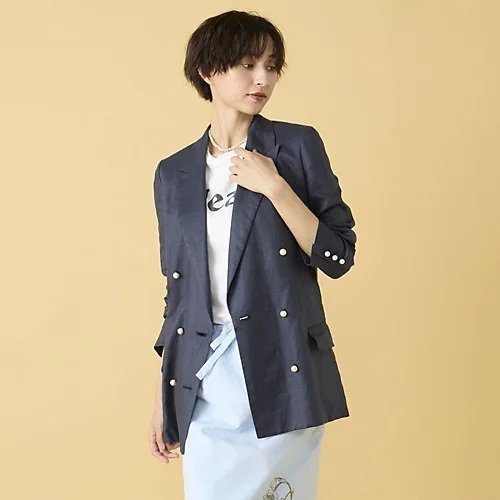 【マディソンブルー/MADISONBLUE】のUNLINED BLEECKER W6B BLAZER LINEN 人気、トレンドファッション・服の通販 founy(ファニー) 　ファッション　Fashion　レディースファッション　Fashion for Women　ジャケット　Jacket, Outerwear　リネン　Linen, Linen Fabric　 other-1|ID: prp329100004793125 ipo3291000000034777932