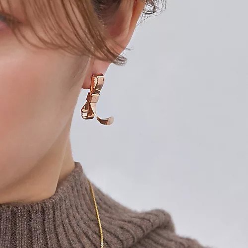 【フィービィー/phoebe】のニュアンスリボンピアス ローズゴールド 人気、トレンドファッション・服の通販 founy(ファニー) ファッション Fashion レディースファッション Fashion for Women フォルム Silhouette, Form モチーフ Motif, Design Theme リボン Ribbon, Bow ローズ Rose, Rose Motif ビジネス 仕事 通勤 Business / Work / Commuting other-3|ID: prp329100004794670 ipo3291000000034788270