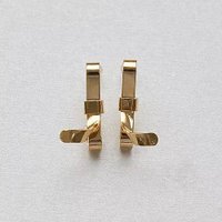 【フィービィー/phoebe】のニュアンスリボンピアス ゴールド 人気、トレンドファッション・服の通販 founy(ファニー) ファッション Fashion レディースファッション Fashion for Women フォルム Silhouette, Form モチーフ Motif, Design Theme リボン Ribbon, Bow ビジネス 仕事 通勤 Business / Work / Commuting |ID:prp329100004794671