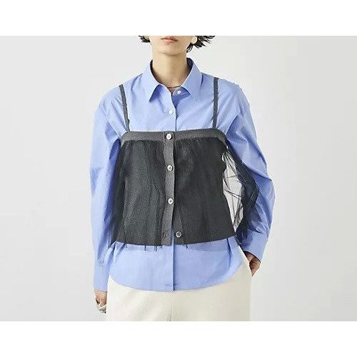 【ノーリーズ/NOLLEY'S】の《手洗い可能》チュールリブビスチェ インテリア・キッズ・メンズ・レディースファッション・服の通販 founy(ファニー) 　ファッション　Fashion　レディースファッション　Fashion for Women　トップス・カットソー　Cut & Sew Tops　ビスチェ　Bustiers & Corset Tops / Layered Bustier Style　2026年　2026　キャミソール　Camisole, Spaghetti Strap Top　タートルネック　Turtleneck, High Neck　チューブ　Tube, Tube Top　チュール　Tulip, Tulip Motif　チャコールグレー|ID: prp329100004796180 ipo3291000000034796842