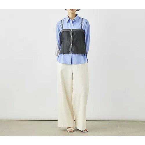 【ノーリーズ/NOLLEY'S】の《手洗い可能》チュールリブビスチェ 人気、トレンドファッション・服の通販 founy(ファニー) 　ファッション　Fashion　レディースファッション　Fashion for Women　トップス・カットソー　Cut & Sew Tops　ビスチェ　Bustiers & Corset Tops / Layered Bustier Style　2026年　2026　キャミソール　Camisole, Spaghetti Strap Top　タートルネック　Turtleneck, High Neck　チューブ　Tube, Tube Top　チュール　Tulip, Tulip Motif　other-2|ID: prp329100004796180 ipo3291000000034796844