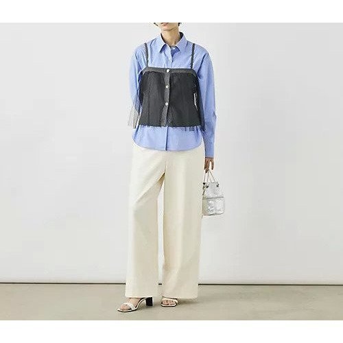 【ノーリーズ/NOLLEY'S】の《手洗い可能》チュールリブビスチェ 人気、トレンドファッション・服の通販 founy(ファニー) 　ファッション　Fashion　レディースファッション　Fashion for Women　トップス・カットソー　Cut & Sew Tops　ビスチェ　Bustiers & Corset Tops / Layered Bustier Style　2026年　2026　キャミソール　Camisole, Spaghetti Strap Top　タートルネック　Turtleneck, High Neck　チューブ　Tube, Tube Top　チュール　Tulip, Tulip Motif　other-3|ID: prp329100004796180 ipo3291000000034796845