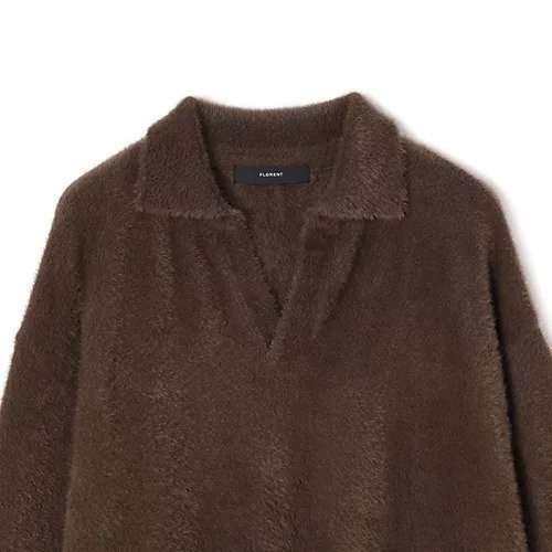【フローレント/FLORENT】のMINKY SKIPPER KNIT 人気、トレンドファッション・服の通販 founy(ファニー) 　ファッション　Fashion　レディースファッション　Fashion for Women　トップス・カットソー　Cut & Sew Tops　ニット　Knit Tops & Sweaters　スキッパー　Skipper, Open Collar　デコルテ　Décolleté, Neckline　other-3|ID: prp329100004796183 ipo3291000000035339498