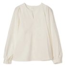 【プレインピープル/PLAIN PEOPLE】のコットンラチネ・タイプライターストライプギャザーブラウス 人気、トレンドファッション・服の通販 founy(ファニー) ファッション Fashion レディースファッション Fashion for Women トップス・カットソー Cut & Sew Tops シャツ・ブラウス・オフィスカジュアル Elegant Blouses & Button-Ups おすすめ Recommended / Our Picks ウォーム Warm Fabric ギャザー Gathered, Ruffled サテン Satin, Glossy Fabric ストライプ Stripe, Striped Pattern ストレッチ Stretch, Stretchy Fabric タイプライター Typewriter Fabric, Crisp Cotton フロント Front, Front Design ヨーク Yoke, Yoke Design 洗える Machine Washable thumbnail ホワイト|ID: prp329100004796187 ipo3291000000035316997