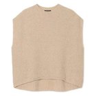 【パドカレ/pas de calais】の25AWカシミヤラム柄編ボートネックベスト 人気、トレンドファッション・服の通販 founy(ファニー) ファッション Fashion レディースファッション Fashion for Women アウター Coat / Outerwear Collection トップス・カットソー Cut & Sew Tops ベスト&ジレ / 重ね着スタイル Vests & Gilets 2025年 2025 2025-2026秋冬・A/W Autumn/Winter 2025–26 AW25–26 ベスト Vest, Waistcoat ホールガーメント WholeGarment, Seamless Knit thumbnail アイボリー|ID: prp329100004796188 ipo3291000000034796895