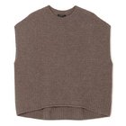 【パドカレ/pas de calais】の25AWカシミヤラム柄編ボートネックベスト 人気、トレンドファッション・服の通販 founy(ファニー) ファッション Fashion レディースファッション Fashion for Women アウター Coat / Outerwear Collection トップス・カットソー Cut & Sew Tops ベスト&ジレ / 重ね着スタイル Vests & Gilets 2025年 2025 2025-2026秋冬・A/W Autumn/Winter 2025–26 AW25–26 ベスト Vest, Waistcoat ホールガーメント WholeGarment, Seamless Knit thumbnail Lベージュ|ID: prp329100004796188 ipo3291000000034796896