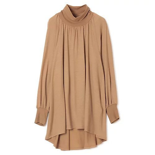 【プレインピープル/PLAIN PEOPLE】のバンデーラ天竺ギャザーチュニック インテリア・キッズ・メンズ・レディースファッション・服の通販 founy(ファニー) 　ファッション　Fashion　レディースファッション　Fashion for Women　トップス・カットソー　Cut & Sew Tops　ギャザー　Gathered, Ruffled　コンパクト　Compact, Small Size　チュニック　Tunic, Long Top　フレア　Flare, Flared　ボトム　Bottoms, Lower Wear　定番　Standard, Basic Item　洗える　Machine Washable　ベージュ|ID: prp329100004796190 ipo3291000000034796907