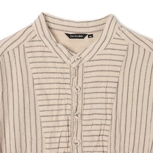 【パドカレ/pas de calais】の25AWドビーストライプOP 人気、トレンドファッション・服の通販 founy(ファニー) 　ファッション　Fashion　レディースファッション　Fashion for Women　ワンピース　Dresses　2025年　2025　2025-2026秋冬・A/W　Autumn/Winter 2025–26 AW25–26　フロント　Front, Front Design　ヨーク　Yoke, Yoke Design　other-3|ID: prp329100004796191 ipo3291000000034796914