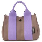【ヴィオラドーロ/VIOLAd'ORO】のGINO マイクロファイバースエードトートバッグ Sサイズ TAUPE×PURPLE|ID:prp329100004796193