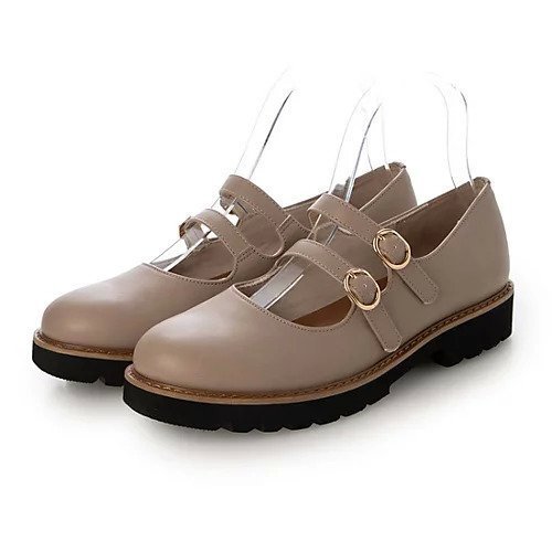 【エンチャンテッド/enchanted】のダブルストラップメリージェーンタンクソールシューズ インテリア・キッズ・メンズ・レディースファッション・服の通販 founy(ファニー) ファッション Fashion レディースファッション Fashion for Women クラシック Classic, Timeless Style ラップ Wrap, Wrap Design エレガント 上品 Elegant ビジネス 仕事 通勤 Business / Work / Commuting グレーベージュ|ID: prp329100004796195 ipo3291000000034796935