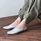 【エンチャンテッド/enchanted】のギャザースリングバックミュールシューズ シルバー|ID:prp329100004796199