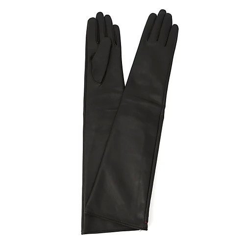 【オブラダ/Oblada】のLEATHER GLOVE インテリア・キッズ・メンズ・レディースファッション・服の通販 founy(ファニー) 　ファッション　Fashion　レディースファッション　Fashion for Women　ロング　Long, Long-Length　今季　This Season, Current Season　軽量　Lightweight, Ultra Light　BLACK|ID: prp329100004796200 ipo3291000000034796969