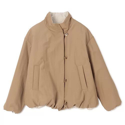 【プレインピープル/PLAIN PEOPLE】のスーピマナイロンタイプライターパディングショートブルゾン インテリア・キッズ・メンズ・レディースファッション・服の通販 founy(ファニー) 　ファッション　Fashion　レディースファッション　Fashion for Women　アウター　Coat / Outerwear Collection　ブルゾンジャケット・スポーティアウター　Blouson Jackets　スウェット / スエット　Sweatshirt, Sweatwear　タイプライター　Typewriter Fabric, Crisp Cotton　ブルゾン　Blouson, Bomber Jacket　リバーシブル　Reversible, Two-Sided　軽量　Lightweight, Ultra Light　ベージュ|ID: prp329100004796203 ipo3291000000034796983