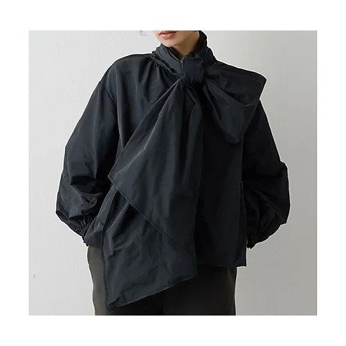 【ウィムガゼット/Whim Gazette】のメモリータフタボウブラウス 人気、トレンドファッション・服の通販 founy(ファニー) ファッション Fashion レディースファッション Fashion for Women トップス・カットソー Cut & Sew Tops シャツ・ブラウス・オフィスカジュアル Elegant Blouses & Button-Ups 2025年 2025 2025-2026秋冬・A/W Autumn/Winter 2025–26 AW25–26 イタリア Italy スペシャル Special, Limited Edition フォルム Silhouette, Form ブルゾン Blouson, Bomber Jacket ボトム Bottoms, Lower Wear other-2|ID: prp329100004797238 ipo3291000000034806158