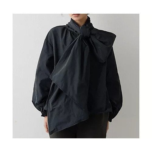 【ウィムガゼット/Whim Gazette】のメモリータフタボウブラウス 人気、トレンドファッション・服の通販 founy(ファニー) ファッション Fashion レディースファッション Fashion for Women トップス・カットソー Cut & Sew Tops シャツ・ブラウス・オフィスカジュアル Elegant Blouses & Button-Ups 2025年 2025 2025-2026秋冬・A/W Autumn/Winter 2025–26 AW25–26 イタリア Italy スペシャル Special, Limited Edition フォルム Silhouette, Form ブルゾン Blouson, Bomber Jacket ボトム Bottoms, Lower Wear other-3|ID: prp329100004797238 ipo3291000000034806160