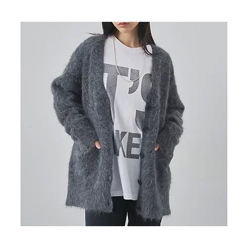 【ウィムガゼット/Whim Gazette】のスーリーアルパカカーディガン インテリア・キッズ・メンズ・レディースファッション・服の通販 founy(ファニー) ファッション Fashion レディースファッション Fashion for Women トップス・カットソー Cut & Sew Tops カーディガン・羽織り Layered Style Cardigans カーディガン Cardigan, Knitwear リラックス Relax, Relaxed Fit A/W・秋冬 Autumn/Winter エレガント 上品 Elegant 2025年 2025 2025-2026秋冬・A/W Autumn/Winter 2025–26 AW25–26 チャコールグレー|ID: prp329100004797246 ipo3291000000034806228