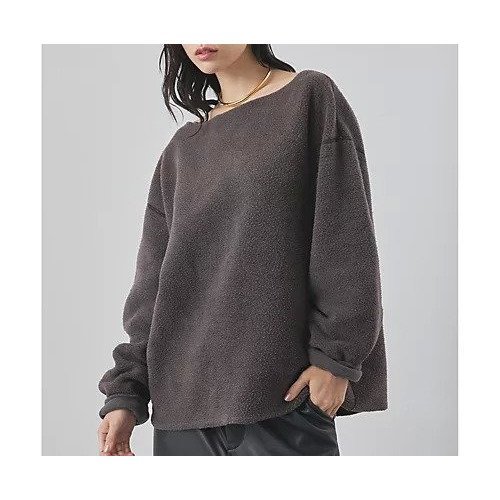 【ウィムガゼット/Whim Gazette】の【インフルエンサーコラボ】ピグメントスウェットプルオーバー 人気、トレンドファッション・服の通販 founy(ファニー) ファッション Fashion レディースファッション Fashion for Women トップス・カットソー Cut & Sew Tops レディースパーカー・カジュアルフーディー Casual Hoodies & Sweatshirts カジュアルプルオーバー・ニットトップス Pullovers & Knit Tops / Casual Pullovers スウェット・クルーネックトップス Sweatshirts & Crewnecks / Relaxed Fit Sweat Tops スウェット / スエット Sweatshirt, Sweatwear モコモコ Fuzzy, Fluffy リバーシブル Reversible, Two-Sided リラックス Relax, Relaxed Fit おすすめ Recommended / Our Picks 2025年 2025 2025-2026秋冬・A/W Autumn/Winter 2025–26 AW25–26 other-2|ID: prp329100004797248 ipo3291000000034806244