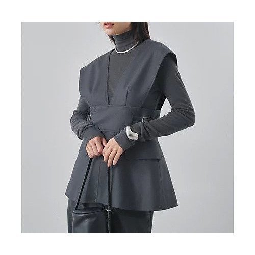 【ウィムガゼット/Whim Gazette】のメルトンベスト 人気、トレンドファッション・服の通販 founy(ファニー) ファッション Fashion レディースファッション Fashion for Women アウター Coat / Outerwear Collection トップス・カットソー Cut & Sew Tops ベスト&ジレ / 重ね着スタイル Vests & Gilets 2025年 2025 2025-2026秋冬・A/W Autumn/Winter 2025–26 AW25–26 クール Cool, Chic フラップ Flap, Flap Pocket ベスト Vest, Waistcoat メルトン Melton, Heavy Wool other-2|ID: prp329100004797251 ipo3291000000034806266