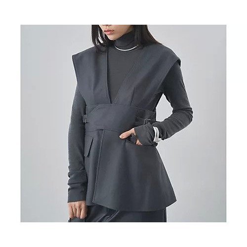 【ウィムガゼット/Whim Gazette】のメルトンベスト 人気、トレンドファッション・服の通販 founy(ファニー) ファッション Fashion レディースファッション Fashion for Women アウター Coat / Outerwear Collection トップス・カットソー Cut & Sew Tops ベスト&ジレ / 重ね着スタイル Vests & Gilets 2025年 2025 2025-2026秋冬・A/W Autumn/Winter 2025–26 AW25–26 クール Cool, Chic フラップ Flap, Flap Pocket ベスト Vest, Waistcoat メルトン Melton, Heavy Wool other-3|ID: prp329100004797251 ipo3291000000034806268