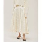 【ウィムガゼット/Whim Gazette】のボンボンジャガードスカート エクリュ|ID: prp329100004797252 ipo3291000000034806278