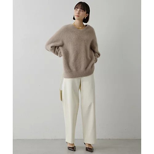 【ウィムガゼット/Whim Gazette】のポンチ裏起毛バレルパンツ 人気、トレンドファッション・服の通販 founy(ファニー) ファッション Fashion レディースファッション Fashion for Women パンツ Pants & Trousers フォルム Silhouette, Form フラット Flat, Flat Shoes ワイド Wide, Wide Fit エレガント 上品 Elegant 2025年 2025 2025-2026秋冬・A/W Autumn/Winter 2025–26 AW25–26 other-3|ID: prp329100004797257 ipo3291000000034806319