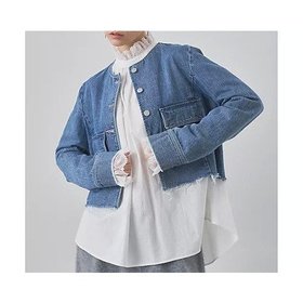 【ウィムガゼット/Whim Gazette】 デニムクルージャケット人気、トレンドファッション・服の通販 founy(ファニー) ファッション Fashion レディースファッション Fashion for Women アウター Coat / Outerwear Collection レディースジャケット・軽アウター Jackets アンティーク Antique-Inspired ヴィンテージ Vintage Style コンパクト Compact, Small Size ジャケット Jacket, Outerwear セットアップ Set-Up, Coordinated Outfit ダメージ Distressed, Destroyed デニム Denim, Jeans Material フリンジ Fringe, Tassel ワイド Wide, Wide Fit おすすめ Recommended / Our Picks エレガント 上品 Elegant 2025年 2025 2025-2026秋冬・A/W Autumn/Winter 2025–26 AW25–26 |ID:prp329100004797281