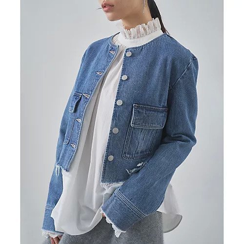 【ウィムガゼット/Whim Gazette】のデニムクルージャケット 人気、トレンドファッション・服の通販 founy(ファニー) ファッション Fashion レディースファッション Fashion for Women アウター Coat / Outerwear Collection レディースジャケット・軽アウター Jackets アンティーク Antique-Inspired ヴィンテージ Vintage Style コンパクト Compact, Small Size ジャケット Jacket, Outerwear セットアップ Set-Up, Coordinated Outfit ダメージ Distressed, Destroyed デニム Denim, Jeans Material フリンジ Fringe, Tassel ワイド Wide, Wide Fit おすすめ Recommended / Our Picks エレガント 上品 Elegant 2025年 2025 2025-2026秋冬・A/W Autumn/Winter 2025–26 AW25–26 other-2|ID: prp329100004797281 ipo3291000000034806537