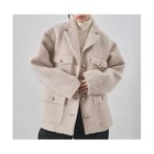 【ウィムガゼット/Whim Gazette】のシャギーサファリジャケット ベージュ|ID:prp329100004797282