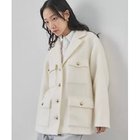 【ウィムガゼット/Whim Gazette】のシャギーサファリジャケット オフホワイト|ID:prp329100004797282